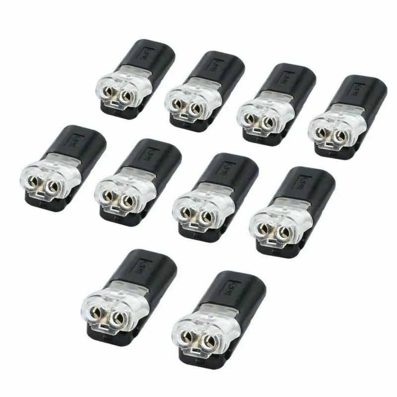 

Wire And Cable Connector 10 Pcs 2-pin Plug Accessories Cable Car Nice Pro