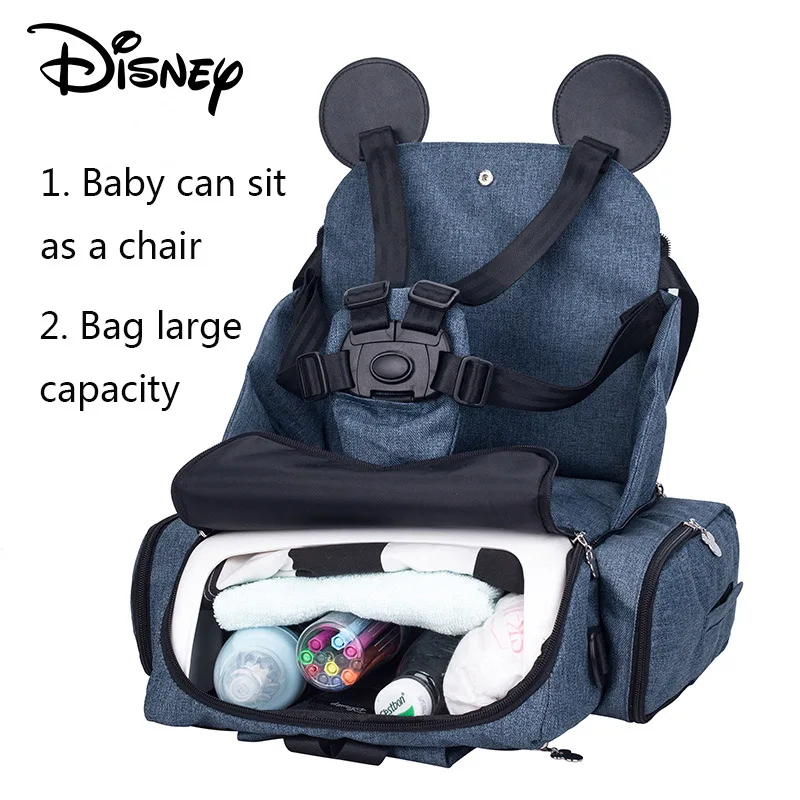 Сумка для подгузников для мам disney, сумка для кормящих подгузников для мам, сумка для ухода за ребенком, рюкзак для путешествий, дизайнерские сумки с Микки и Минни
