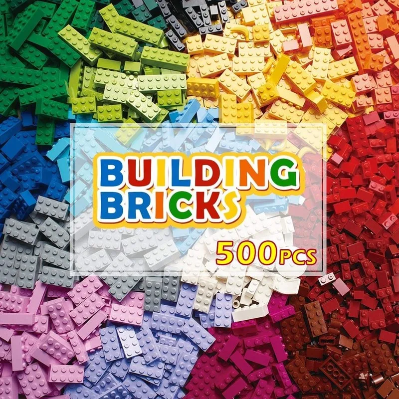 200-1000 шт Строительные блоки DIY мелких частиц головоломки сборки творческие