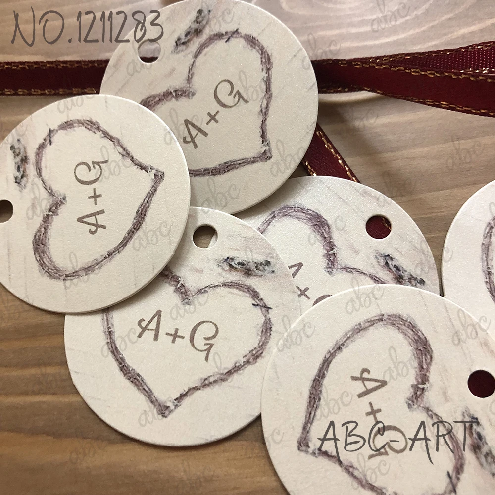 Бирка с именем на свадьбу индивидуальная Настройка подарок день рождения