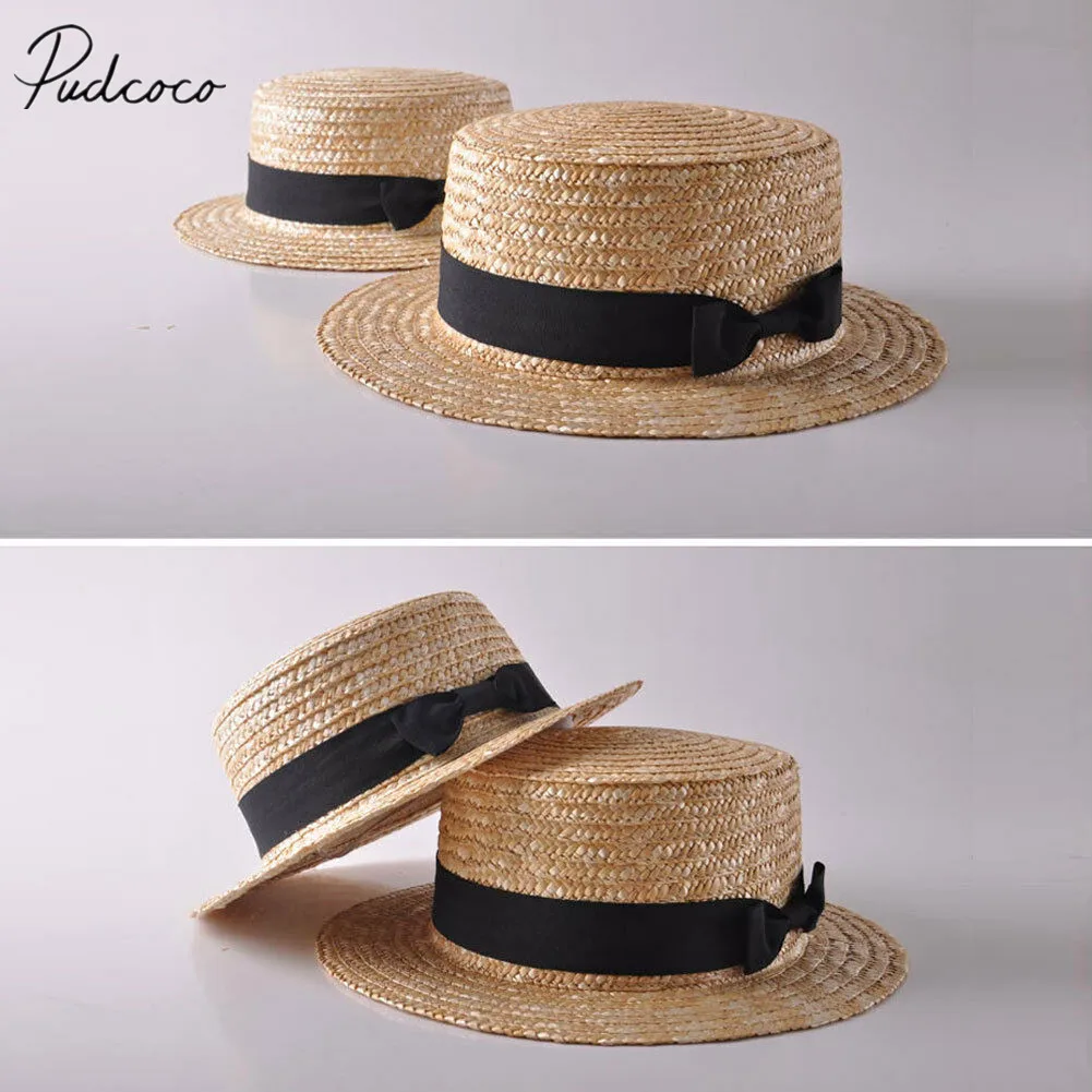 Летние женские шляпы для девочек модные аксессуары взрослых детей Милые Пляжные
