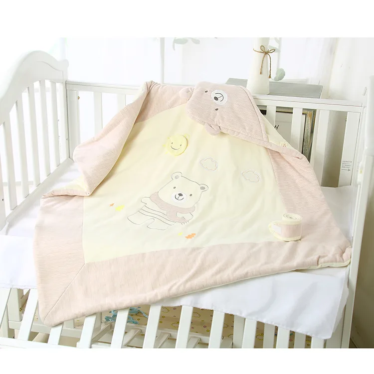 Мягкий Пеленальный спальный мешок для новорожденных хлопковое стеганое одеяло