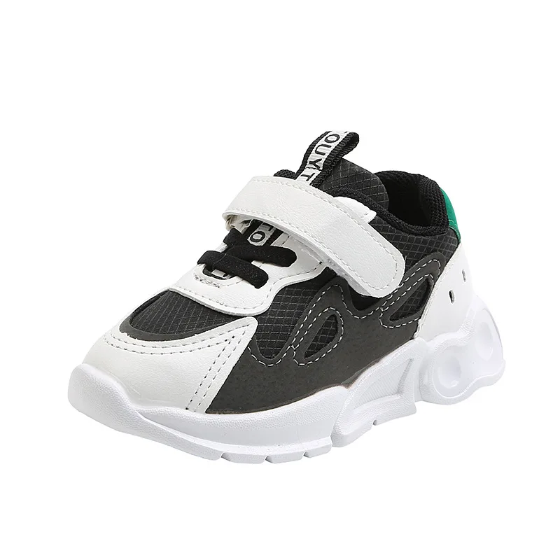 

Children Boys Shoes Classic Casual Sneakers Baby Girl Running Shoes Spring Soft Bottom Anti-Slip Breathable Patchwork Kids Shoes