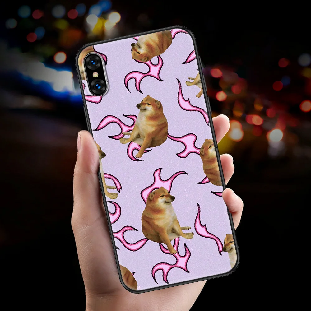 Doge Meme Kabosu Милый Забавный чехол для телефона iphone 5 5s se 2 6 6s 7 8 12 mini plus X XS XR 11 PRO MAX