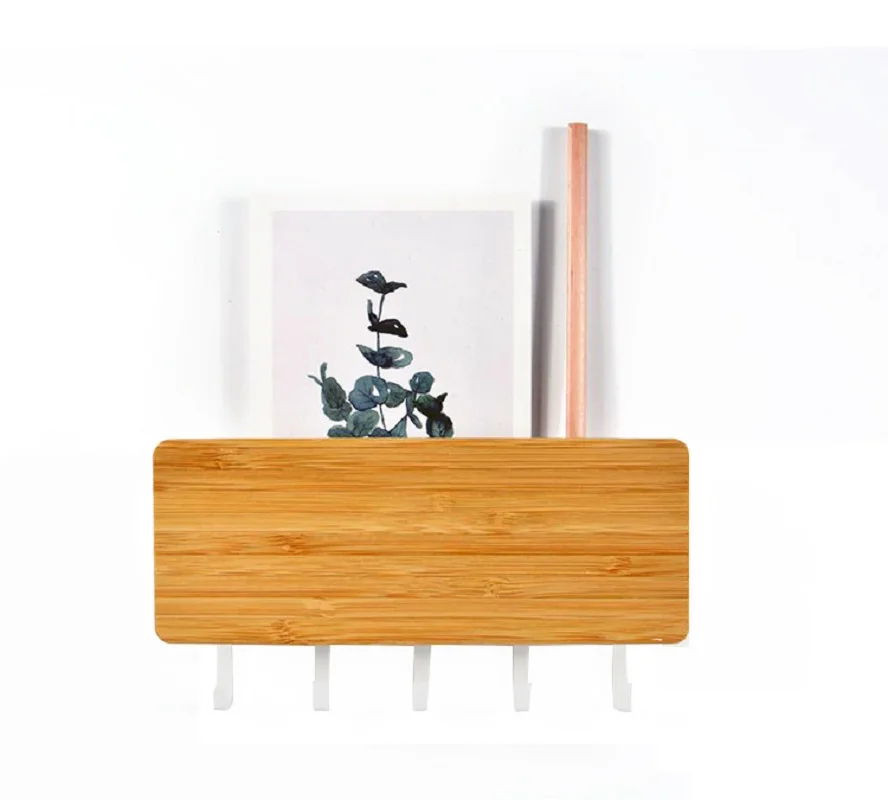 1 шт. новый настенный декоративный стеллаж для хранения вещей вешалка ящик ключей