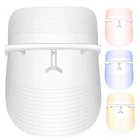 3 цвета светодиодный маска для лица Фотон терапия анти-акне удаление морщин омоложения кожи уход за кожей лица фототерапии Красота Инструменты для ухода за кожей