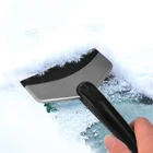 Прочный скребок для снега и льда, инструмент для чистки ветрового стекла автомобиля, инструмент для очистки окон, аксессуары для зимней Мойки автомобиля, средство для удаления снега