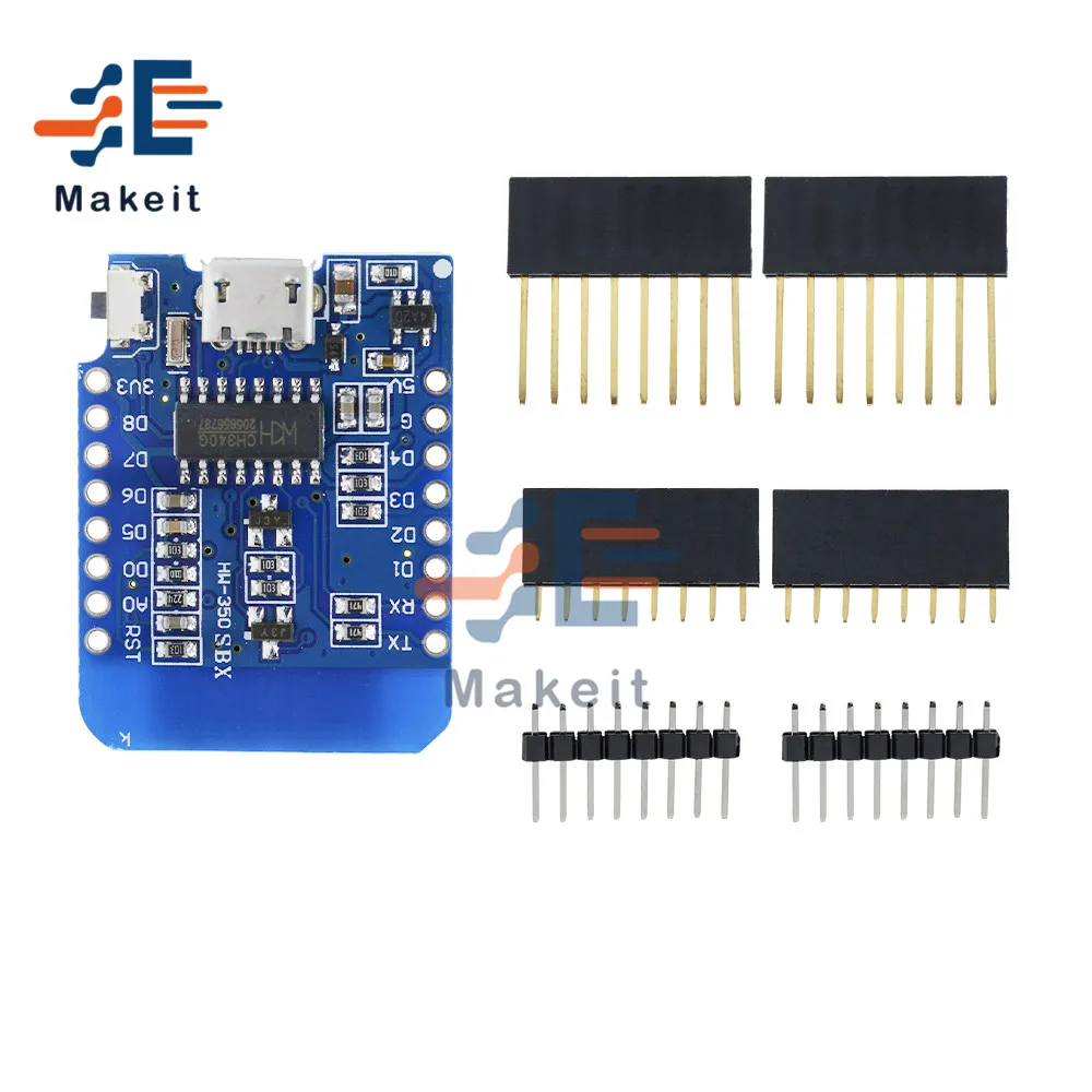 Плата разработки WeMos D1 MINI ESP8266 ESP-12F CH340G CH340 WIFI DHT22/AM2302 модуль датчика температуры и