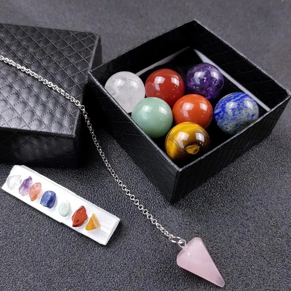 Набор хрустальных камней в коробке натуральный исцеляющий домашний миниатюрный