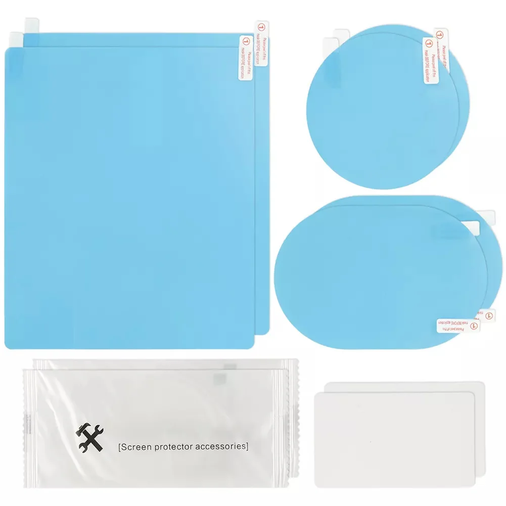 6 шт./компл. автомобиля боковое зеркало окно Анти туман Плёнки Водонепроницаемый