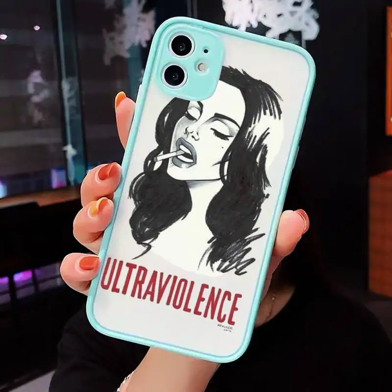 

Lana Del Rey Lust for Life Phone Cases matte transparent For iphone 7 8 11 12 plus mini x xs xr pro max cover