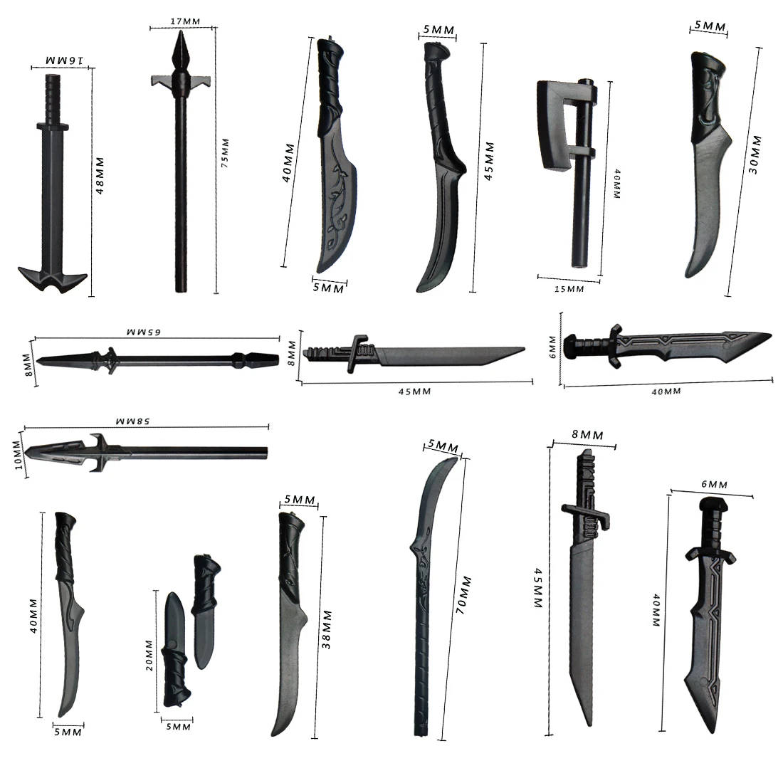 101Pcs Medieval Ancient Rome Egypt Style Building Block Figure Weapon Helmet Armor Kit (For All Small Particle Blocks ) | Игрушки и