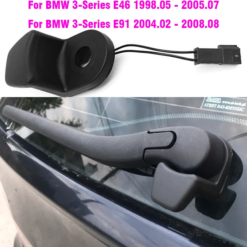 Rear Tailgate Auto Car Interior Black Easy Install Micro Switch Practical Window Key Button 61319200673 9200673 For BMW E61 E91