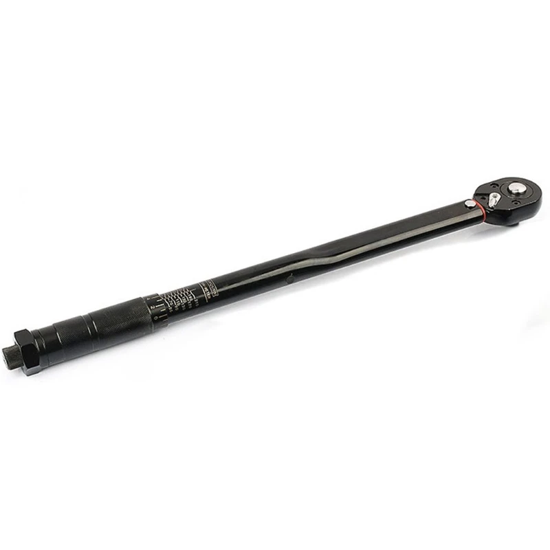 

K1KA 45# Steel Adjustment Spanner 1/2-Inch Drive Pre-Set Torque Wrench Tool 28-210 Nm 1/2" Drive Click Torque Wrench 18" Long