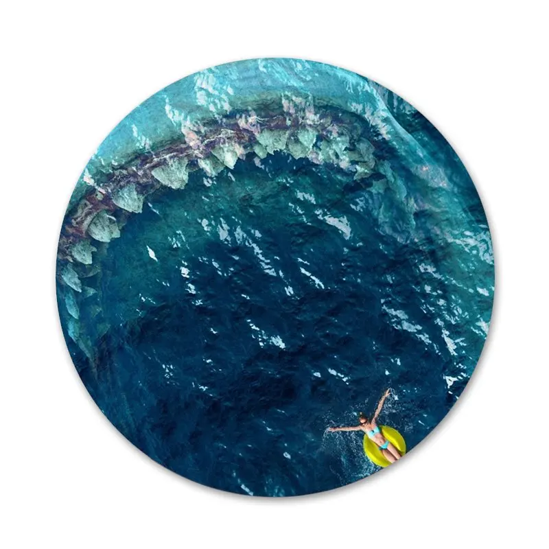 Брошь значок с челюстью Мег 58 мм аксессуары для одежды рюкзак украшение подарок |