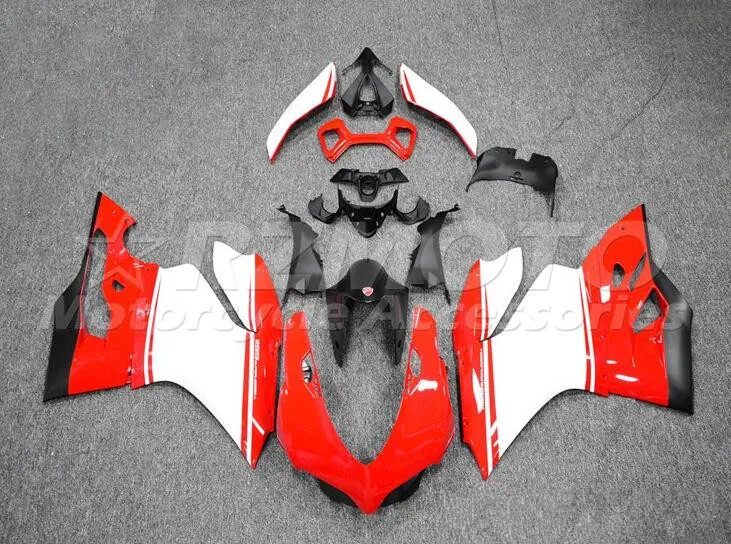 

Стильные новые комплекты обтекателей из АБС-пластика для DUCATI 899 1199 S R Panigale 12 13 14 899R 1199R 899S 1199 S 2012 2013 2014, красный и белый
