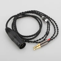 audiocrast 2x3 5mm hifi 4 pin xlr male balanced headphone upgrade cable for sundara aventho focal elegia t1 t5p d7200