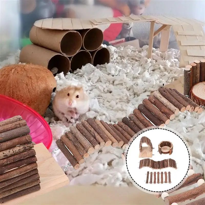 

1 Set Hamster Toy Practical Durable Climbing Toy Ladder Toy for Hamster Guinea Pigs