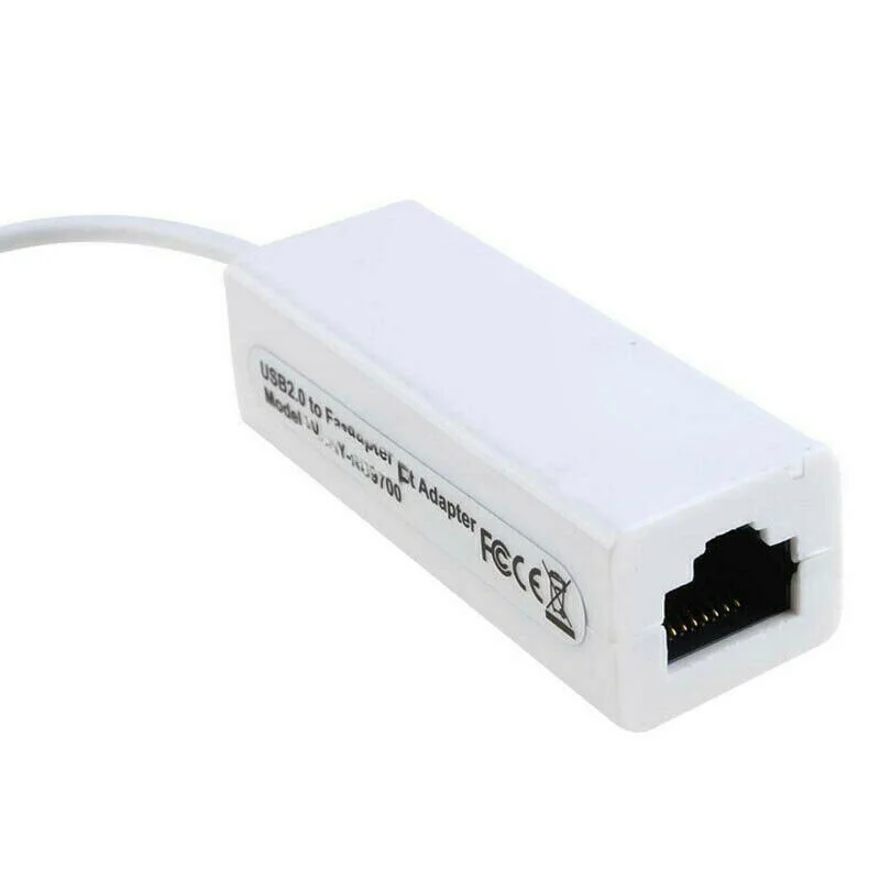 

Ethernet RJ45 To USB2.0 10/100Mbps Network LAN Adapter Card Cable-Dongle