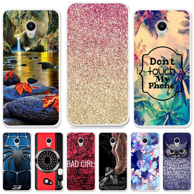 TAOYUNXI Мягкий ТПУ чехол для Meizu Meilan 5S s MEIZU M5S M612Q M612M M612H 5 2 дюйма гибкие DIY Окрашенные