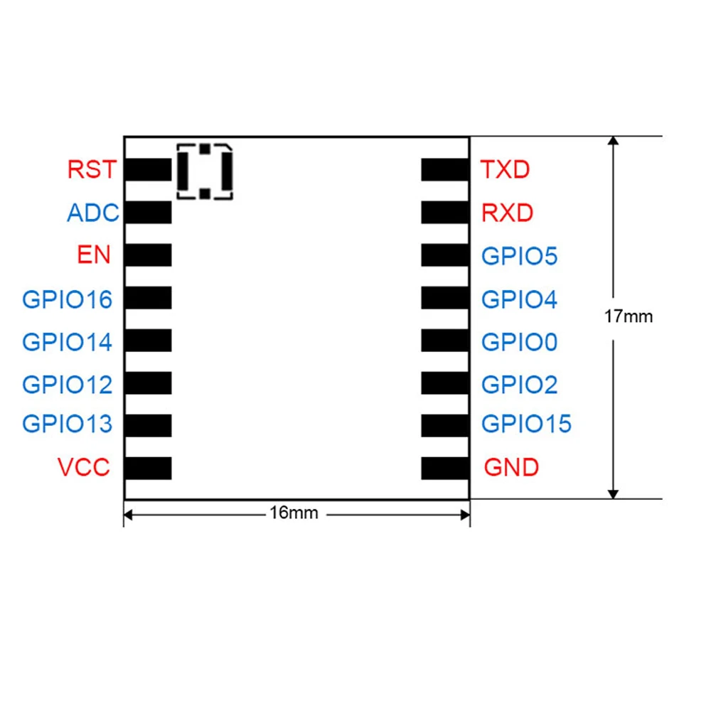 ESP8266 wifi беспроводной модуль приемопередатчика UART ttl поддержка контроля Airkiss