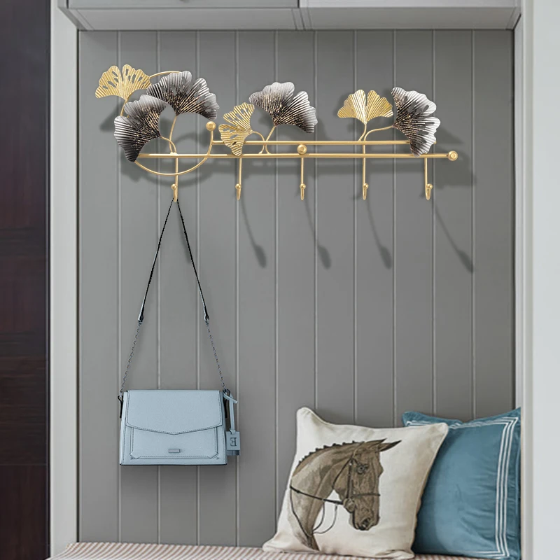 

Современная легкая Роскошная дверь задний крыльцо креативный крючок вешалка для пальто шляпы ключей настенная полка для хранения настенная полка украшение