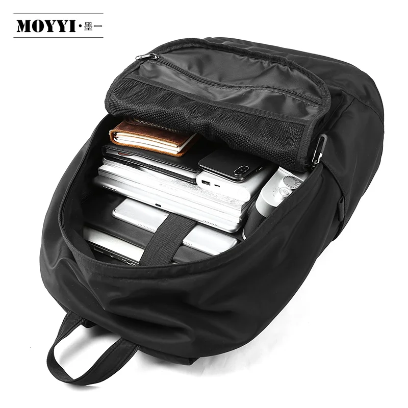 MOYYI рюкзак с зарядкой через usb, школьные сумки для 15,6 дюймового ноутбука, мужские рюкзаки высокого качества с карманами из ткани Оксфорд по выгодной цене