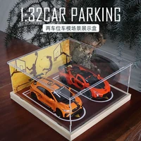 scene diorama miniature 132 garage car collection dust display box street basketball premium gift