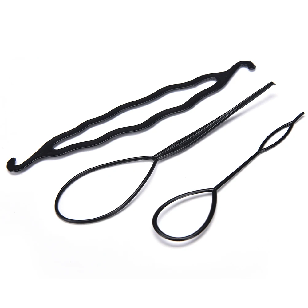 1 Набор 2020 черные пластиковые инструменты для самостоятельной укладки зажимы