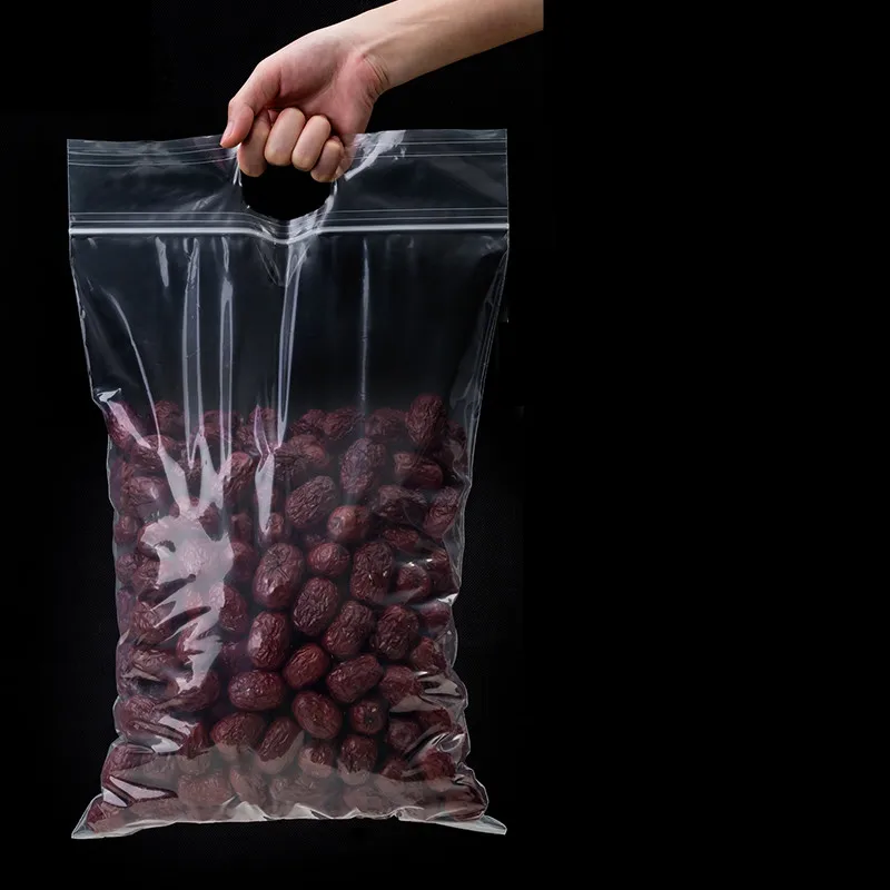 100 шт./лот прозрачный слайдер Ziplock фруктовый Овощной пластиковый упаковочный