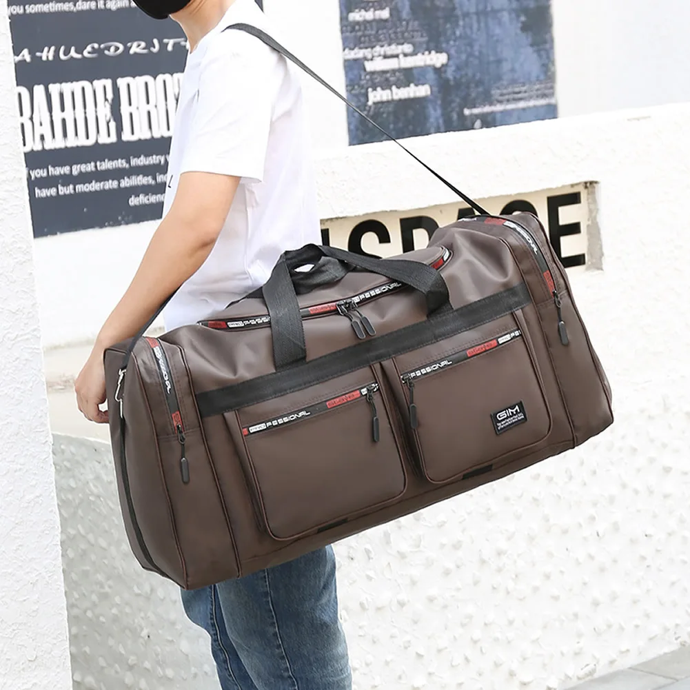 GNWXY Shoulder Large Capacity Travel Bags Korean Version Waterproof Oxford Cloth Oversized Duffel Bag Men Luggage Big Handbag
