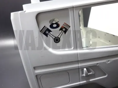 Новая металлическая декоративная наклейка для трактора Scania 1/14 масштаба TAMIYA R470 R620