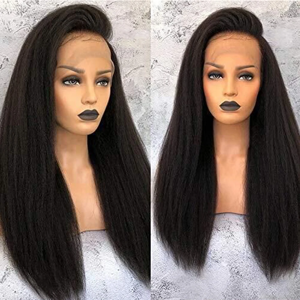 Прямые перуанские пучки HC с фронтальной 360 кружевной застежкой пряди