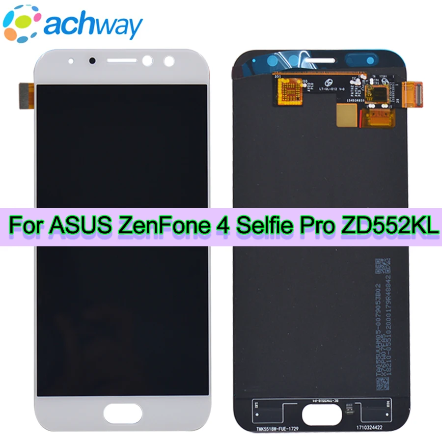 Для ASUS ZenFone 4 Selfie Pro ZD552kL ЖК-дисплей Матрица + сенсорный экран дигитайзер полная