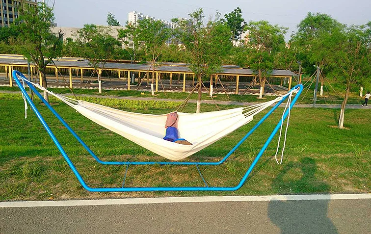 

2 Person Portable Canvas Hammock Large Double Hammock Swing Chair Out/Indoor Hanging Hammock Swings Garden Hanging Bed Dropship