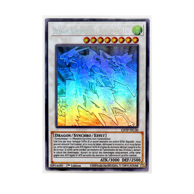 Yu Gi Oh черный блеск солдат маг Франция и английский DIY игрушки хобби Коллекционная