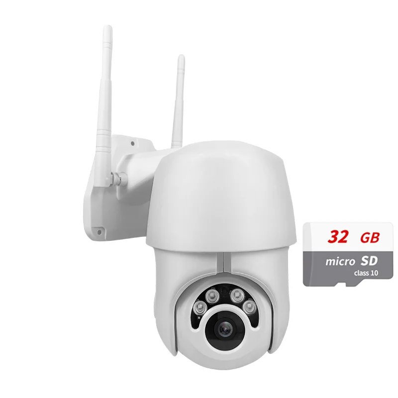 1080P Camera 32G A-ZONE скорость Купол CCTV открытый Wifi IP PTZ 360 камера водонепроницаемый авто слежение ИК Ночное Видение 1080P Сеть Surveilance камера - Цвет: 1080P Camera 32G