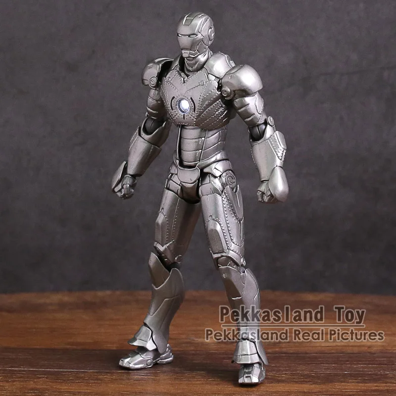 SCI FI для тинейджеров Revoltech серии NO.035 Железный человек Mark II MK 2 / NO.052 XXI МК 21PVC