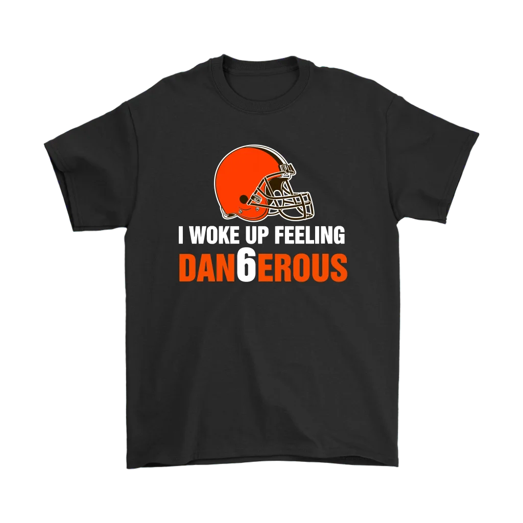 BAKER BROWN MAYFIELD WOKE UP FEELING DANGEROUS FOOTBAL SHIRTS|Мужские футболки| |