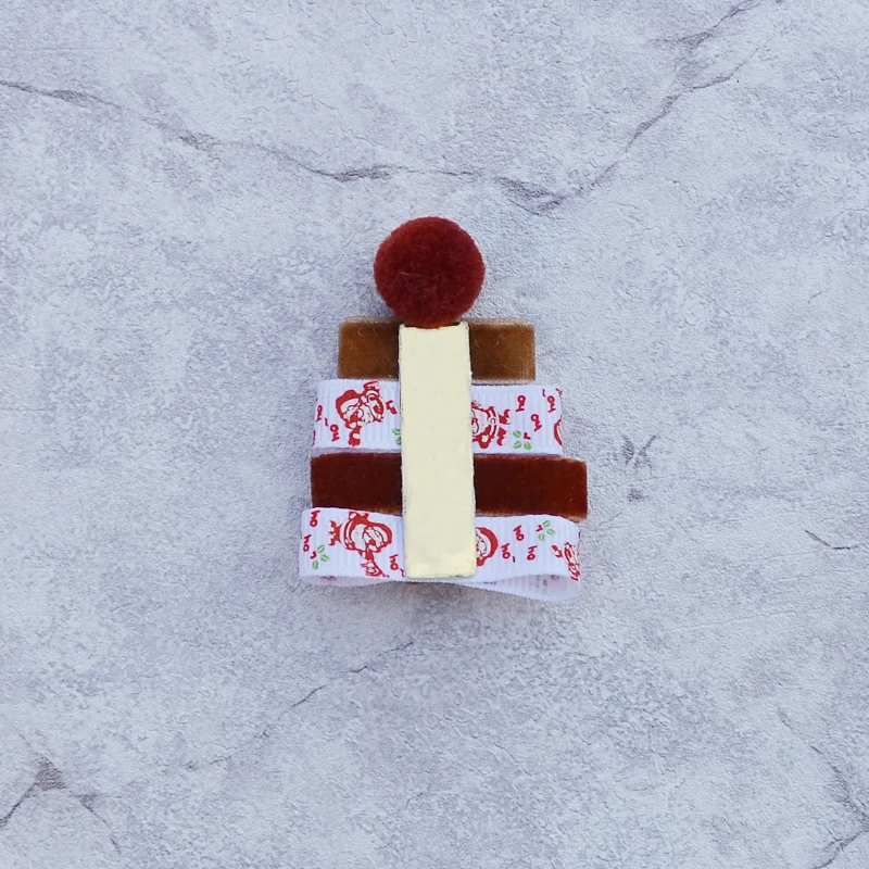 2019 Baby Toddler Kids Wool Bow Tiny Petite Dainty Hairpin Chirstmas Hair Clips Vintage For Girls Party life | Детская одежда и