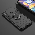 Чехол для Samsung Galaxy A11 M11, Противоударный Комбинированный чехол с кольцом для Samsung A11, M11, A 11, M, 11, , A115M, A115U, чехол