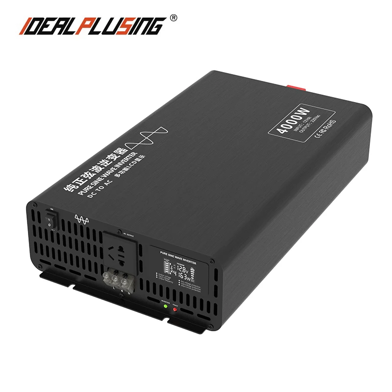 Idealplusing 4kw 12v 24v 48v 60v 72v 84v Dc To 100v 110v 120v 220v 230v 240v Ac Off Grid Pure Sine Wave Micro Inverter Idealplusing 4kw 12v 24v 48v 60v 72v 84v Dc To 100v 110v 120v 220v 230v 240v Ac Off Grid Pure Sine Wave Micro Inverter