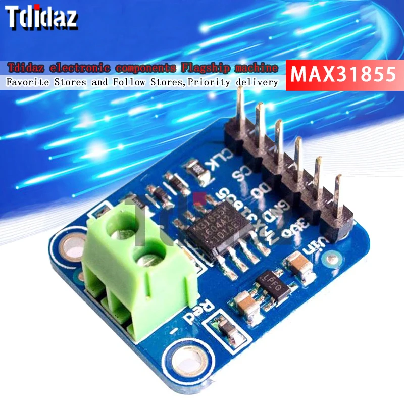 Модуль термопары MAX31855 K-type 1350 градусов высокотемпературный интерфейс SPI цифровая
