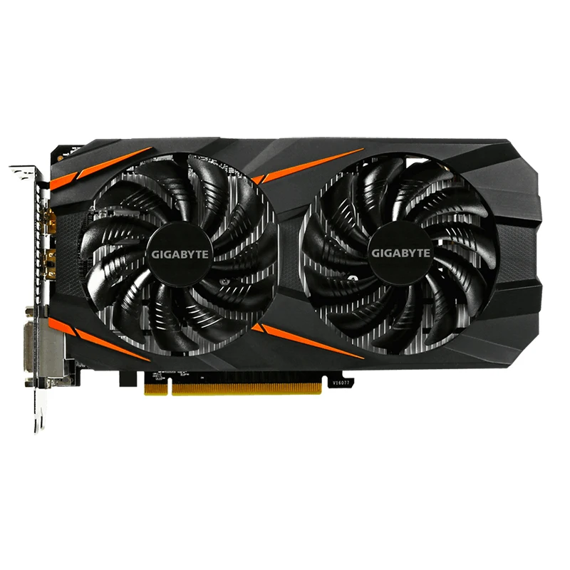 Видеокарта Gigabyte GTX 1060 OC с 3g B GDDR5 192bit памяти WINDFORCE NVIDIA GeForce Интегрированная для