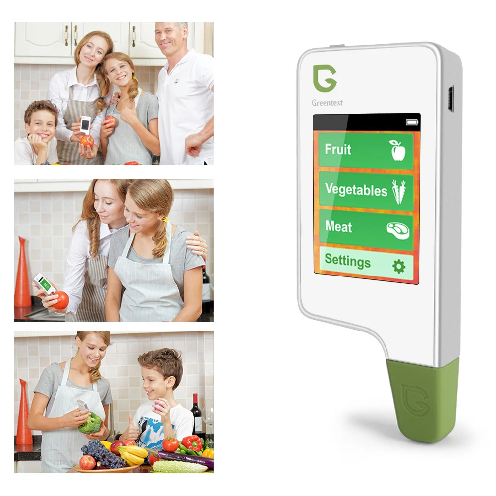 GREENTEST 2 Цифровой Еда нитратный тестер фрукты овощи мясо нитрат обнаружения здоровье и гигиена еда экологический Безопасность детектор