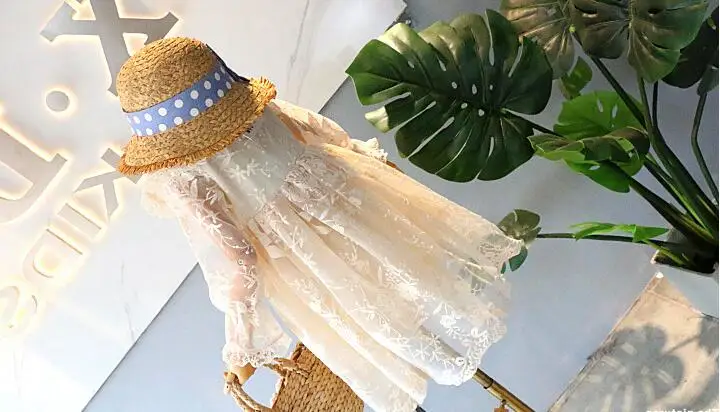 Новинка 2019 детские платья со звездочками и вышивкой милая одежда принцессы для