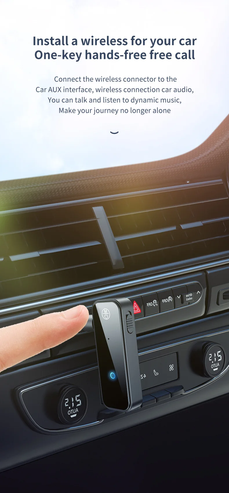 Bluetooth-Совместимый Беспроводной приемник адаптер передатчика разъем 3 5 мм для