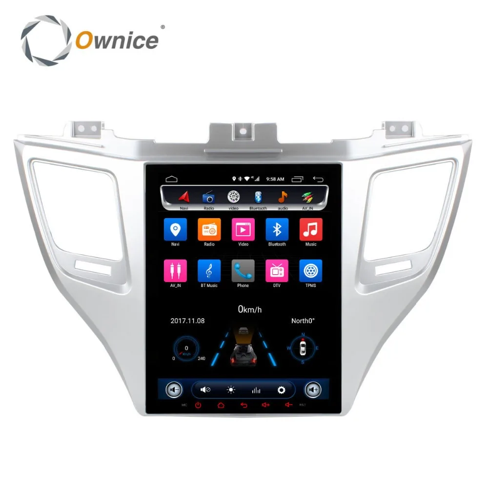 C600 4G вертикальный 9 7 "Автомобильный dvd плеер Android 6 0 для Hyundai Tucson IX35 2015 2016 2017 GPS
