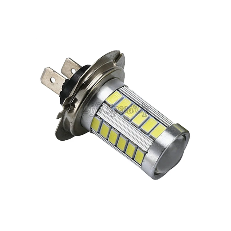 Бесплатная доставка 4 шт./лот белый цвет H7 33SMD светильник фары Автомобильные