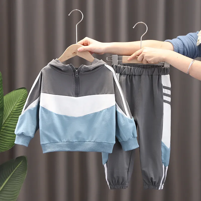 Conjuntos de ropa de oto&ntilde;o para ni&ntilde;os, sudadera, abrigos, pantalones, ch&aacute;ndal, moda, trajes de beb&eacute; de 1 a 5 a&ntilde;os, 2021-2